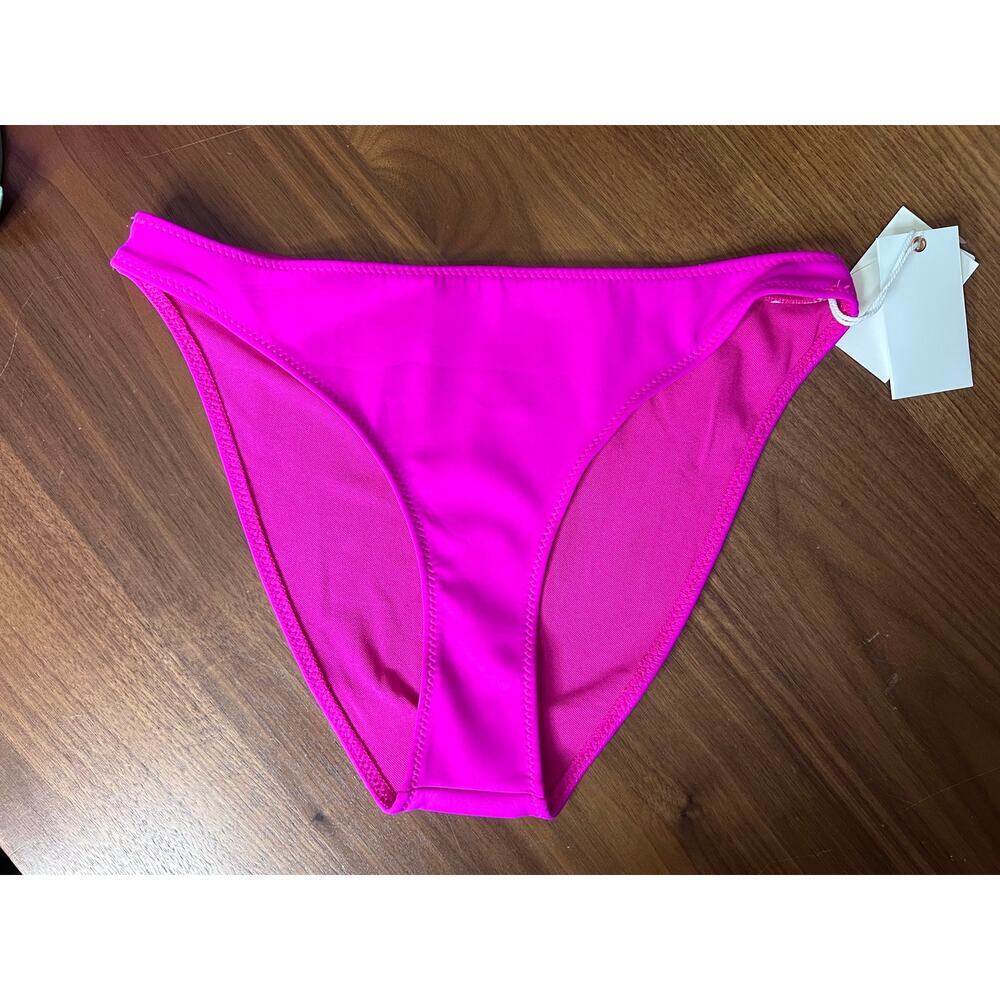 Good American Neon Pink Bikini Bottoms NWT Size 2 (Medium)